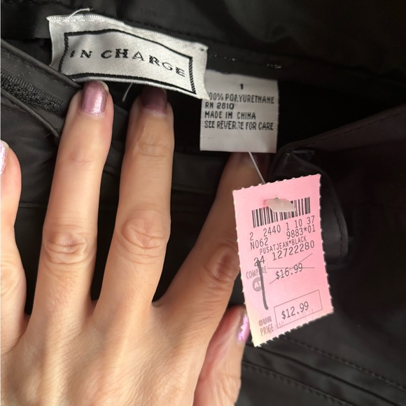 NWT In Charge (G & G brand) sz1 Heavy nylon (polyurethane) pants - Picture 5 of 10